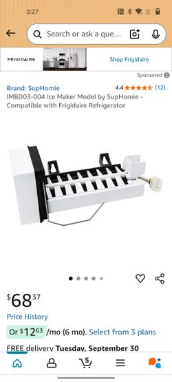 IMBD03-004 Ice Maker Model by SupHomie - Compatible with Frigidaire Refrigerator