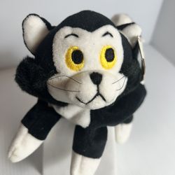 Disney FIGARO Cat 7” Pinocchio Mini Bean Bag Plush Toy - Brand New