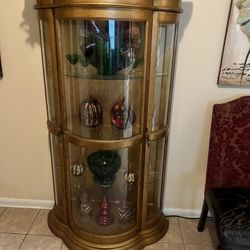 Antique Glass Cabinet 