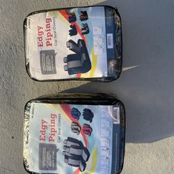 3 Row Seat Cover Car And Rubber Mats Set