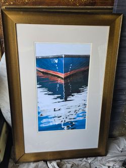Disney Cruise Line Ship Bow Abstract Framed Photographic Print