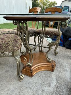 Wooden Table And Chairs