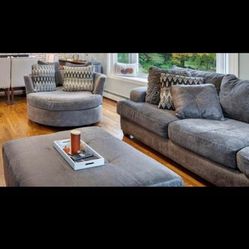 Sectional Sofa And Chair Set