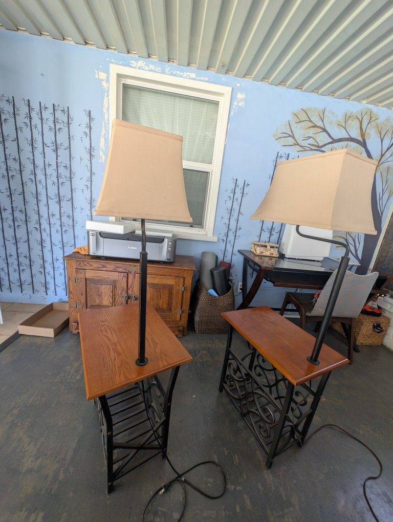 Two Nightstands / End Tables