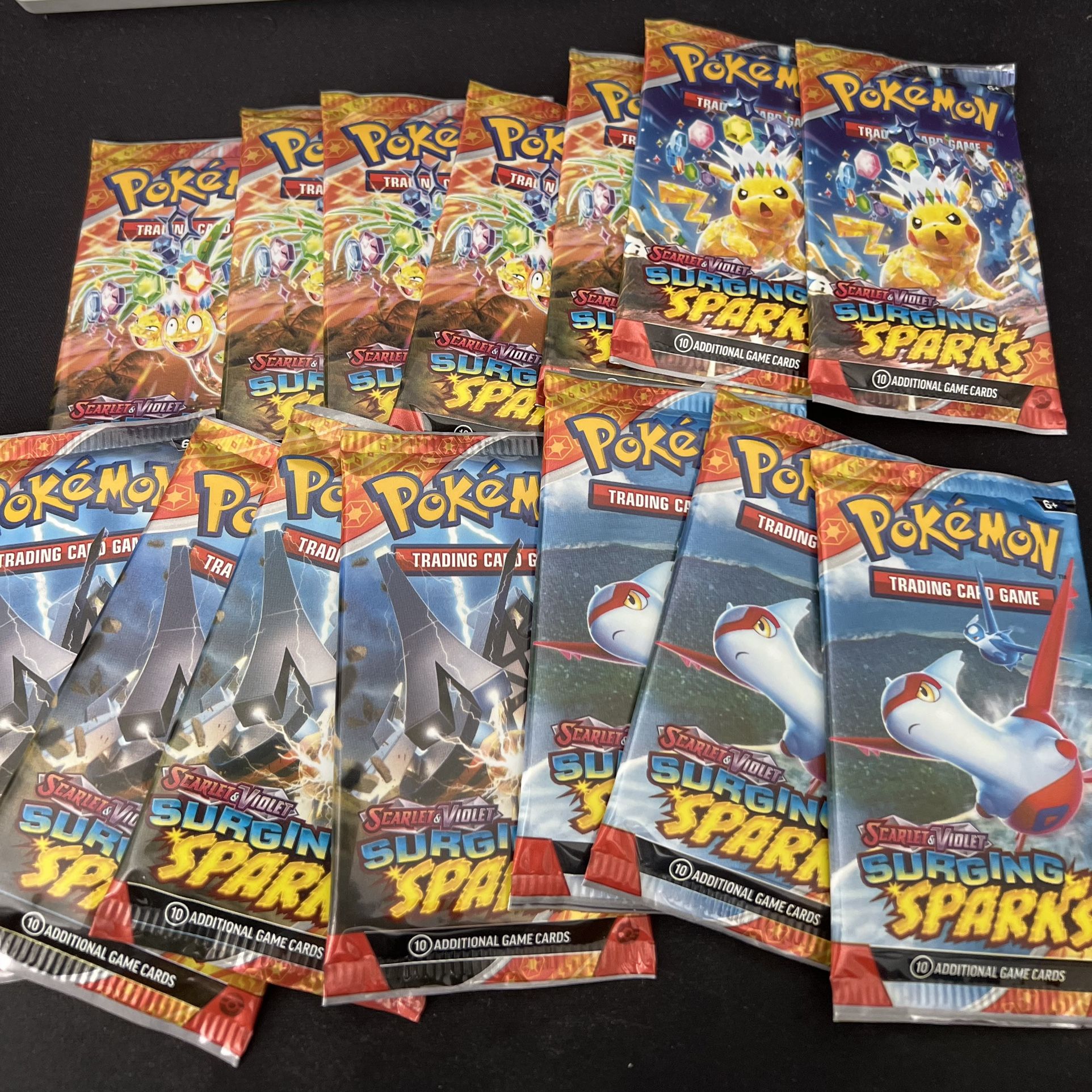 Pokémon Surging Sparks Booster Packs