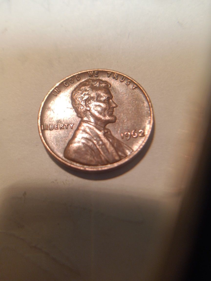 1962 Penny No Mint Mark Good Condition.