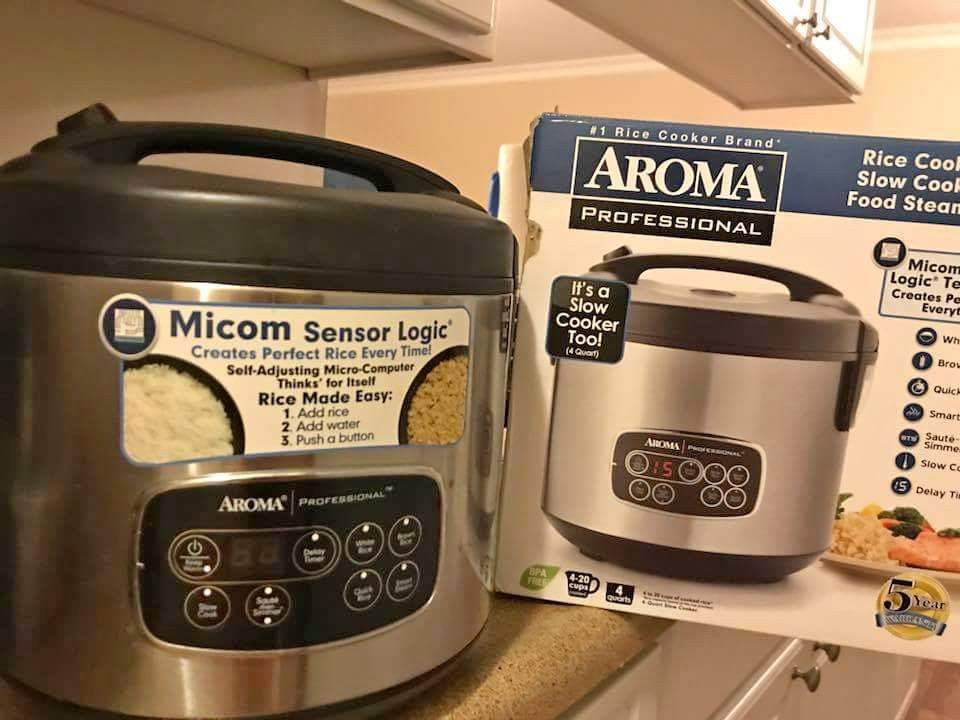 Aroma Professional Rice Cooker with Micom Sensor logic
