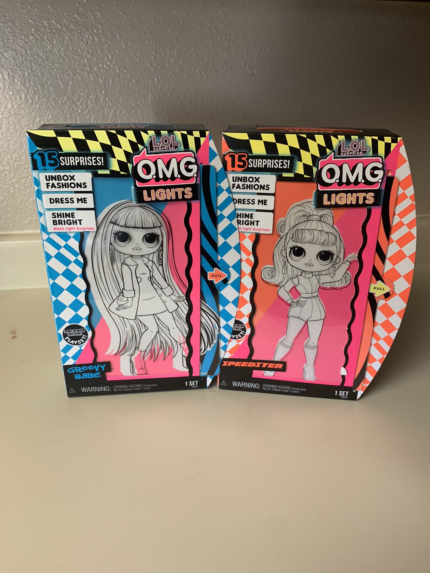 2 New LOL Surprise Dolls- OMG Lights Edition