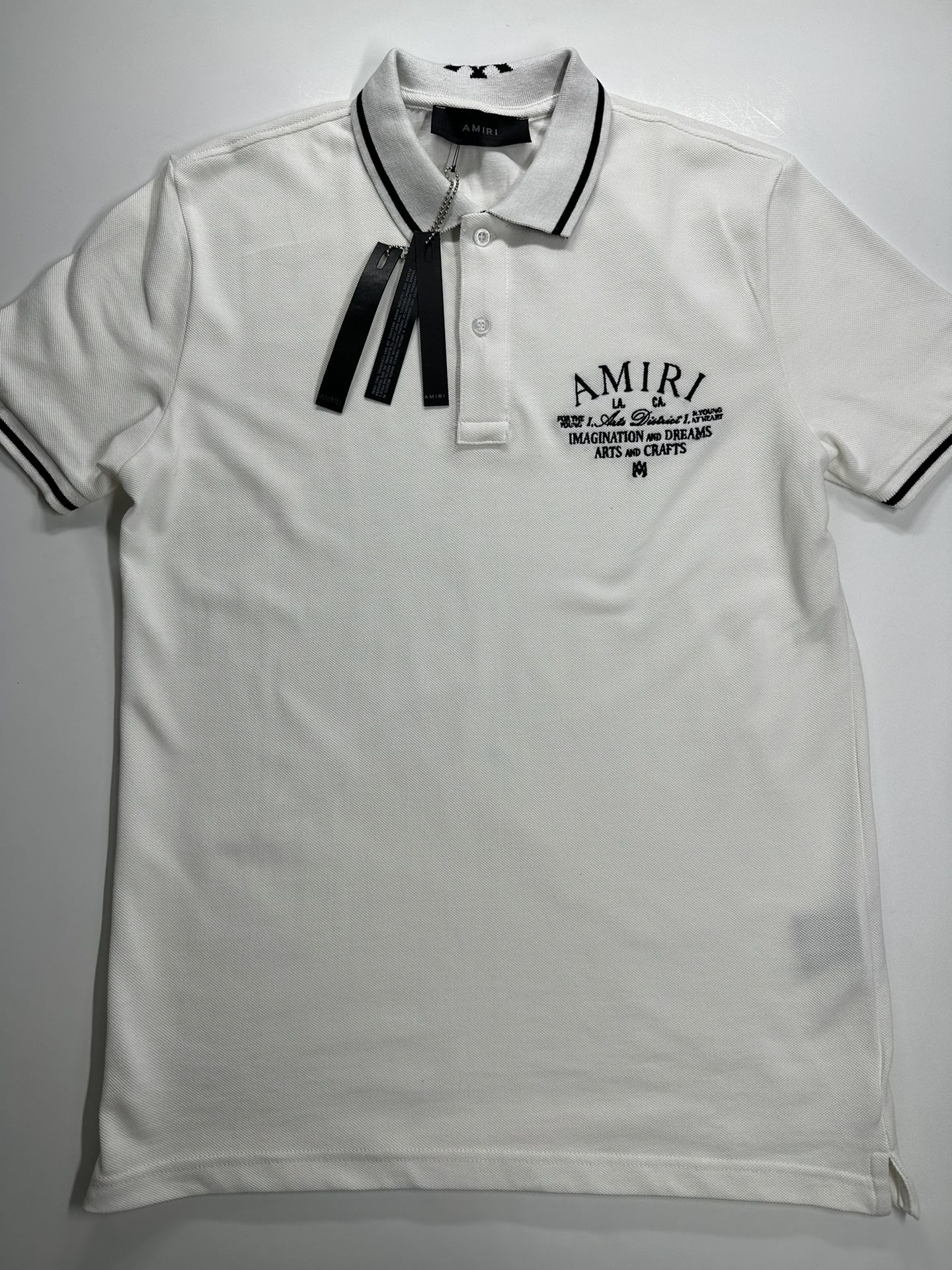 AMIRI Logo-Embroidered Cotton Polo Shirt