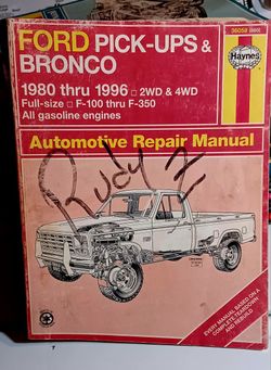 CHILTON Automotive Repair Manual  (BRONCO)