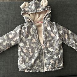 Toddler Girls Bunny Jacket - Size 3T 