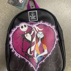 Disney Nightmare Before Christmas Mini Backpack 12" Jack Skellington Sally 3D