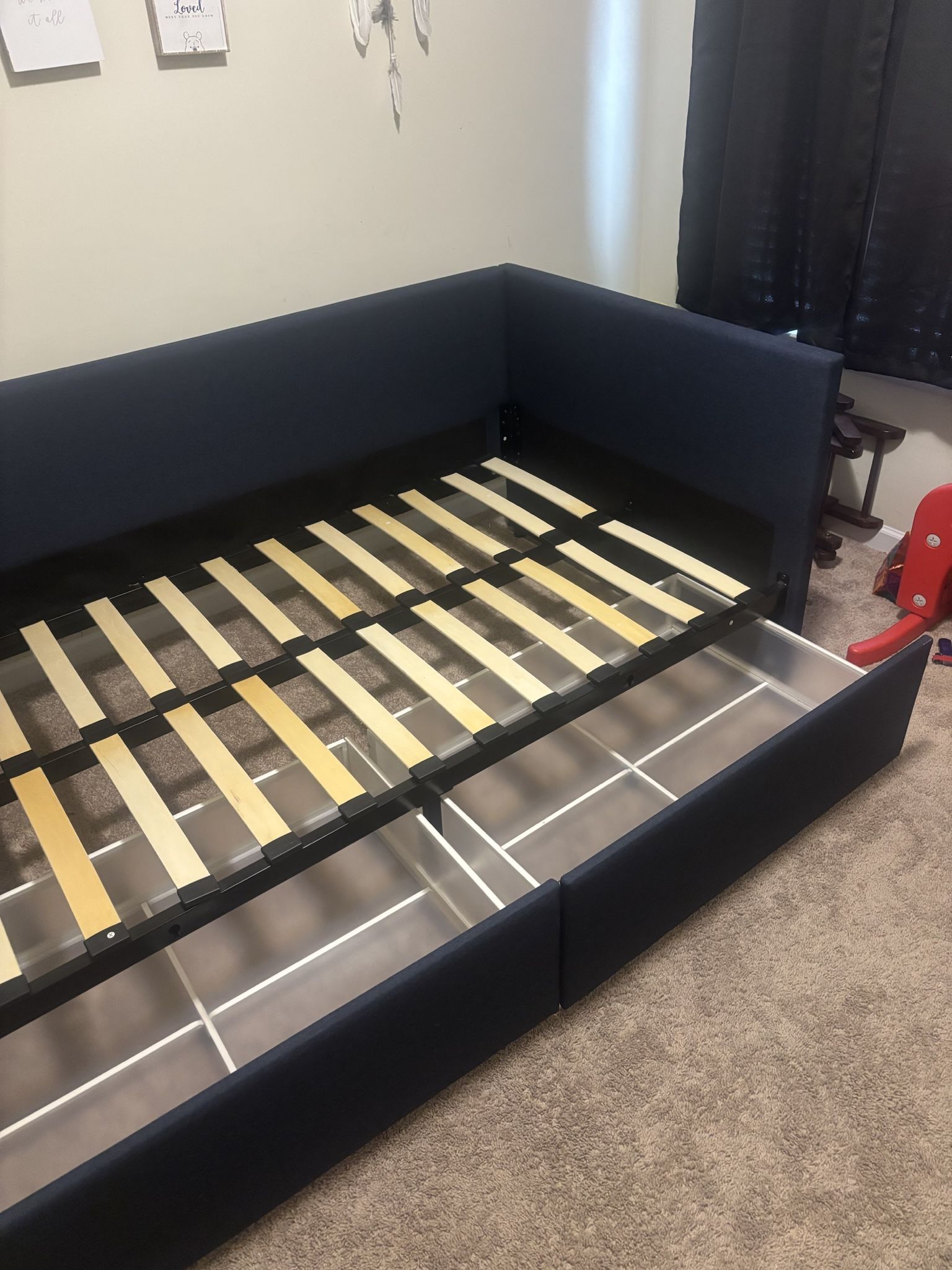 Twin Bed Frame with storage