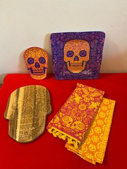 *ALL FOR $10* Destination Holiday Day of the Dead Skull Kitchen Items 🔻PRICES BELOW🔻 Halloween