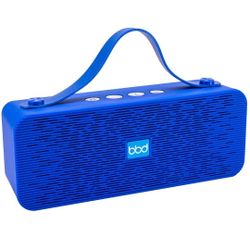 Powerful Stereo Bluetooth Wireless Speaker, Portable w/Hand Strap, Aux Cord, FM Radio, Built-in Mic w/Hands-Free Calling, 10M Range by Blue Beat Digit