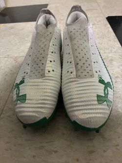 Under Armour Football Cleats White Green