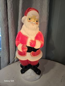 Vintage Santa Claus From The '90s In Working Conditions 21" Tall 