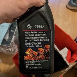 VW And Audi 0W-30 Oil