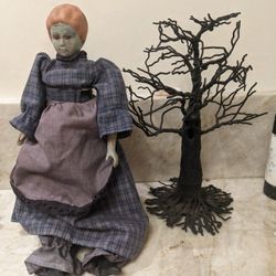 Creepy Scary Custom Made Halloween Porcelain Doll