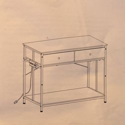 New Storage Shelf With 2 Drawers