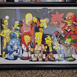 Star Wars x Simpsons Print