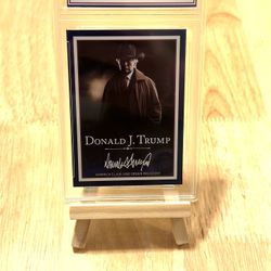 Holographic Donald Trump Law & Order Collectible Trading Card 