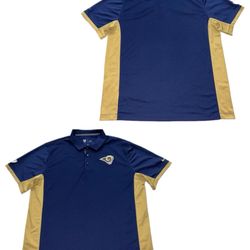 Nike Los Angeles Rams Polo Shirt Men’s Large