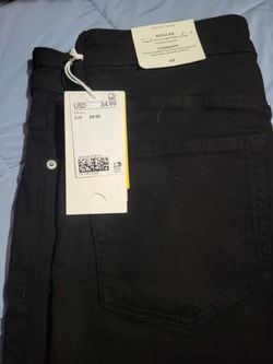 New Black H&M Pants 33W/32L Regular.