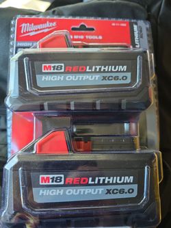 Milwaukee m18 xc6.0 batteries