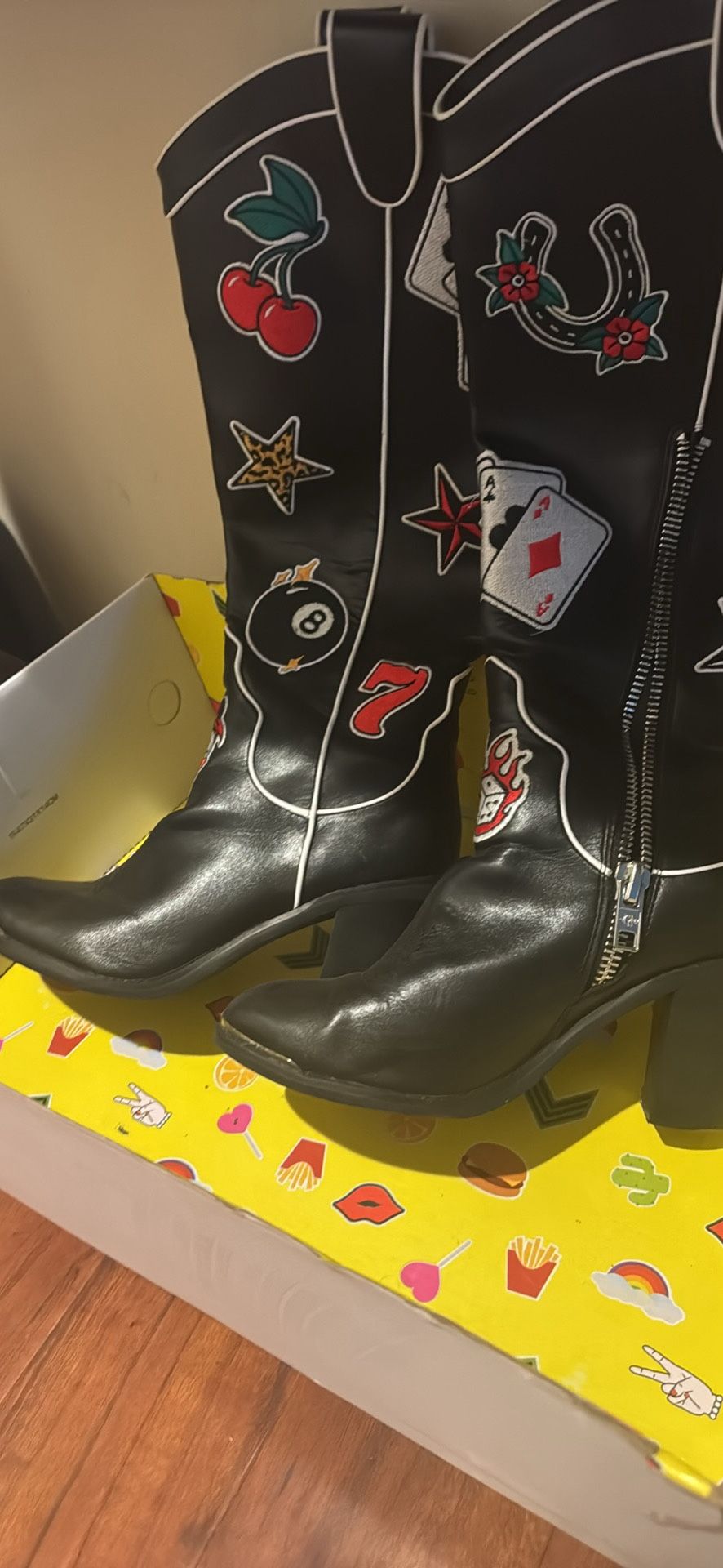 Dollskill Cowboy Card Boots Men's shoes