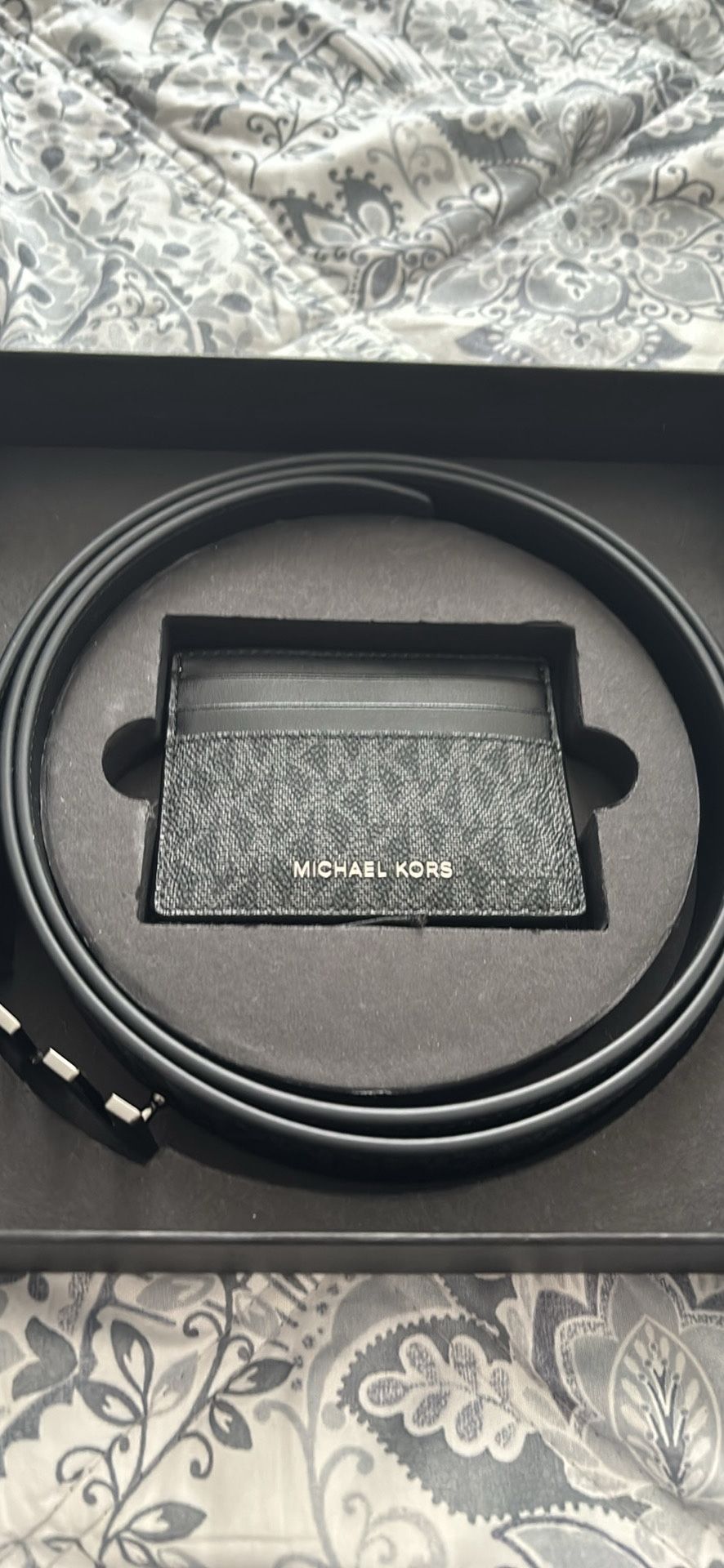 Michael Kors belt and wallet