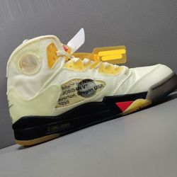 Jordan 5 Off White Sail 50