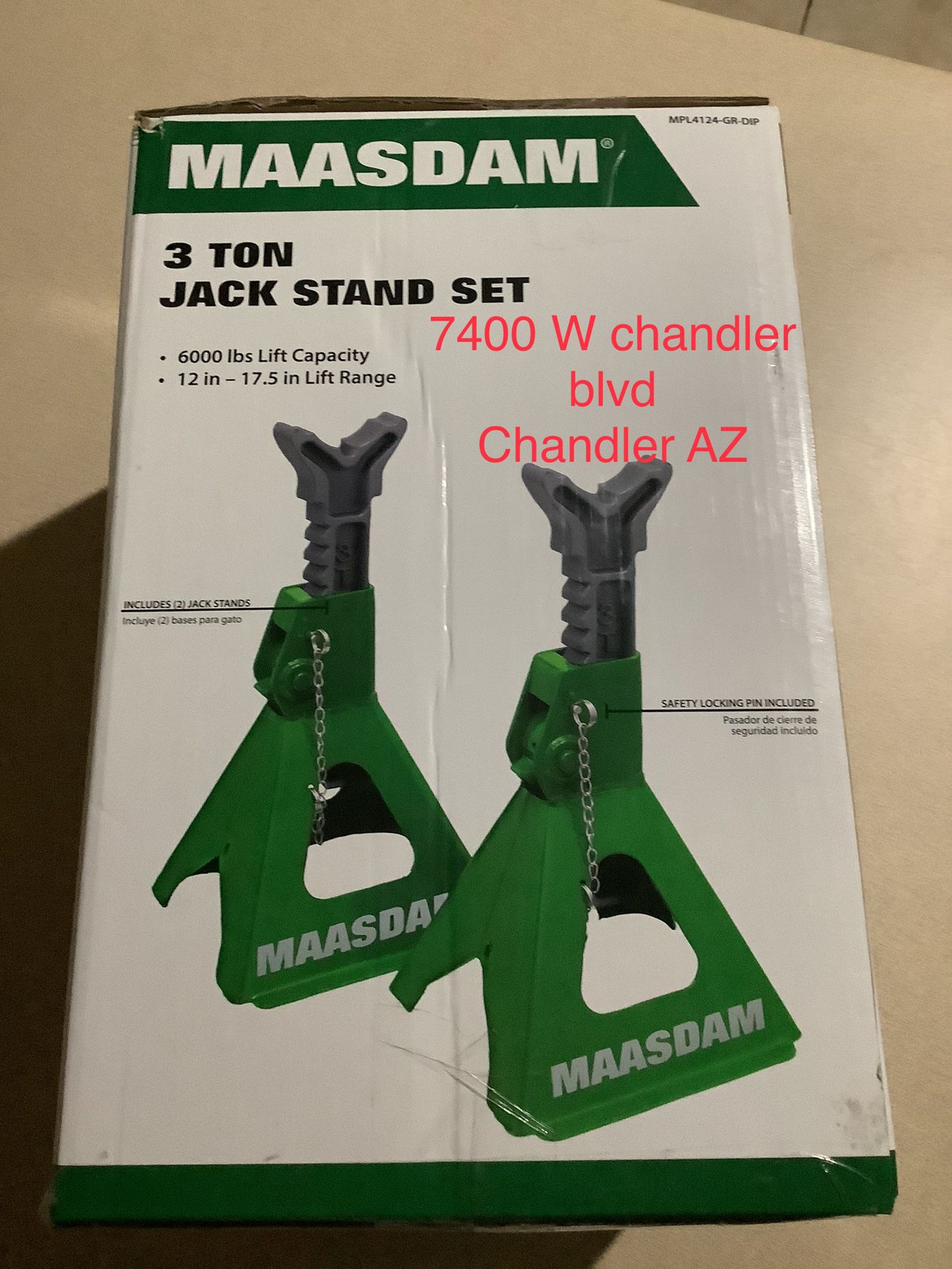 3 Ton Jack Stands (3 Available In Stock)