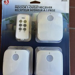 Indoor Outlet Remote Control Receiver