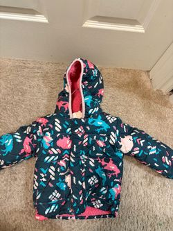 Columbia Toddler Girl Puffer Jacket with Hood