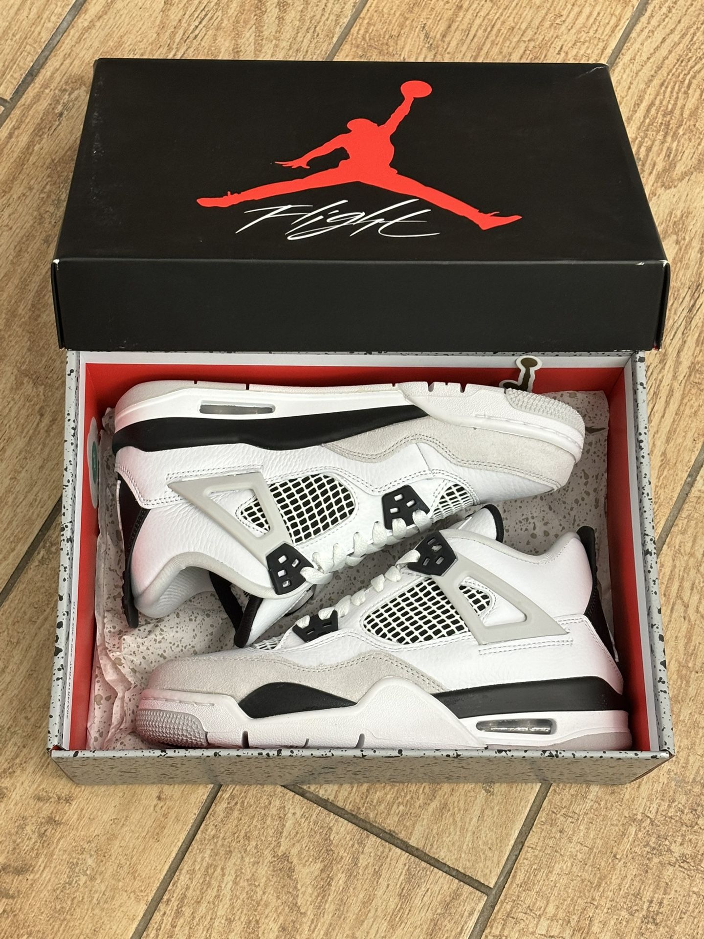 Jordan 4 Military Black GS Size 5y