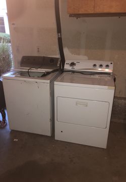 Washer and dryer
