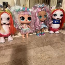 Tengo Estas Muñecas Muy Bonitas Con Su Pelo Muy Bonito Y Largo Sólo Están