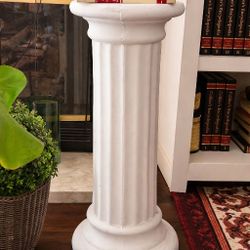 Decorative White Column Pedestal – 28