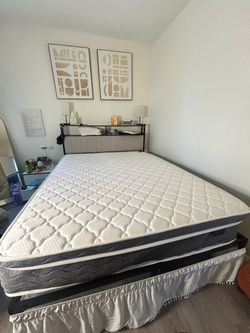 😴 ABLYEA Gray Luxe Hybrid Mattress — Queen Size, Moving Sale! ✨
