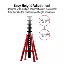 Sunex Tall High Height Jack Stands 10 Ton Pair