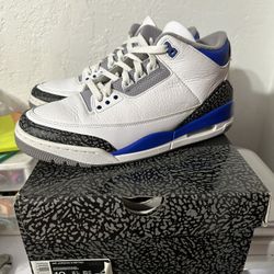 2021 AIR JORDAN 3 RETRO “Racer Blue” Sz10