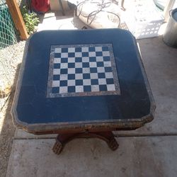 Chess/Checkers Table 