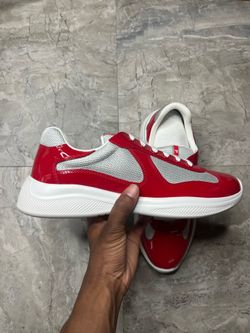Prada cup red sneakers men’s 11