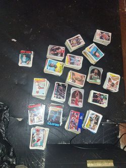 Large Lot of Vintage Sports Trading Cards