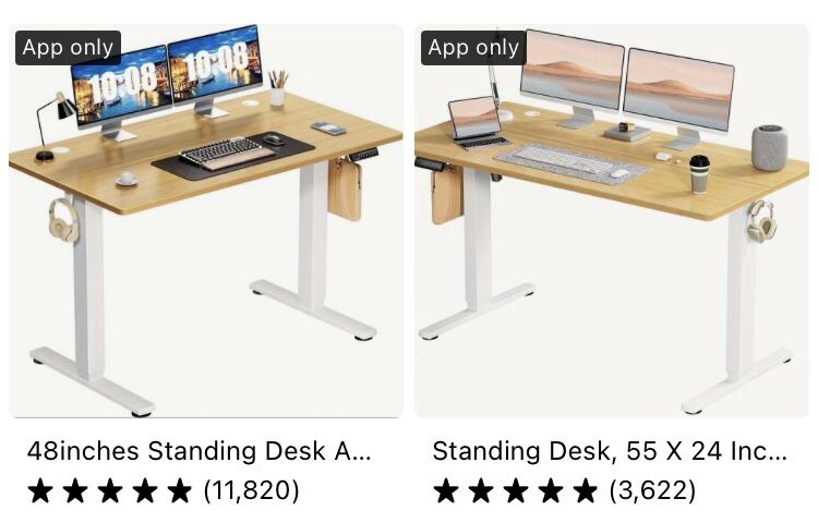 Standing Desk Adjustable Desk Like New