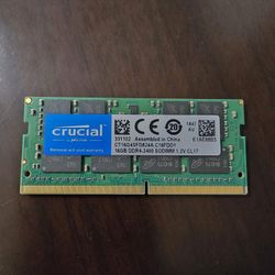 DDR4 x1 16GB SODIMM MEMORY/RAM 2400MHz