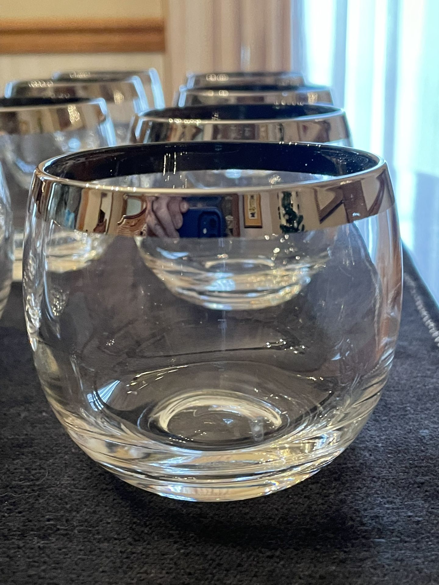One dozen beverage glasses