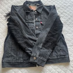 Levis Jacket,black,medium Size