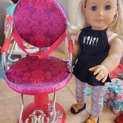 American Girl Doll  Hair Dresser Chair 